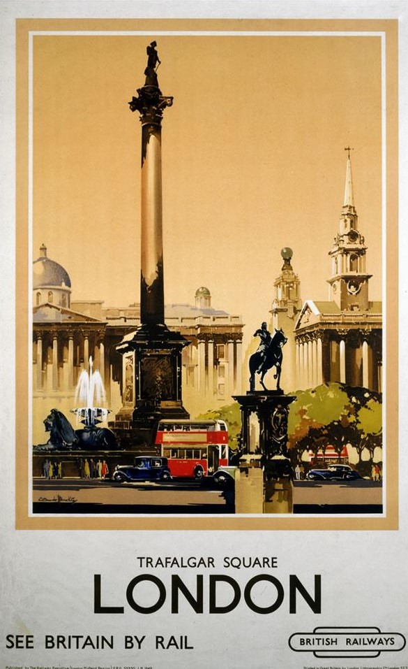 Trafalgar Square London - Rail Prints